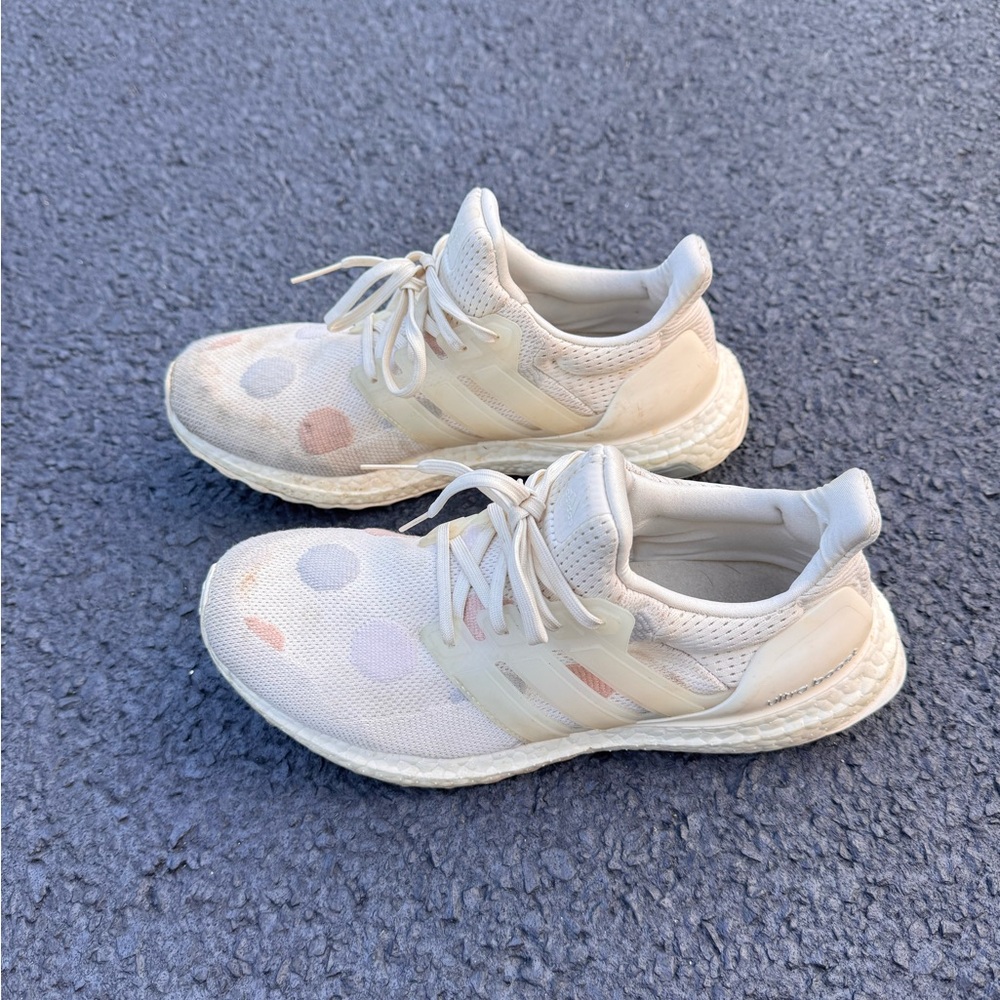 Adidas Ultra Boost Women's Cream and White Sneakers